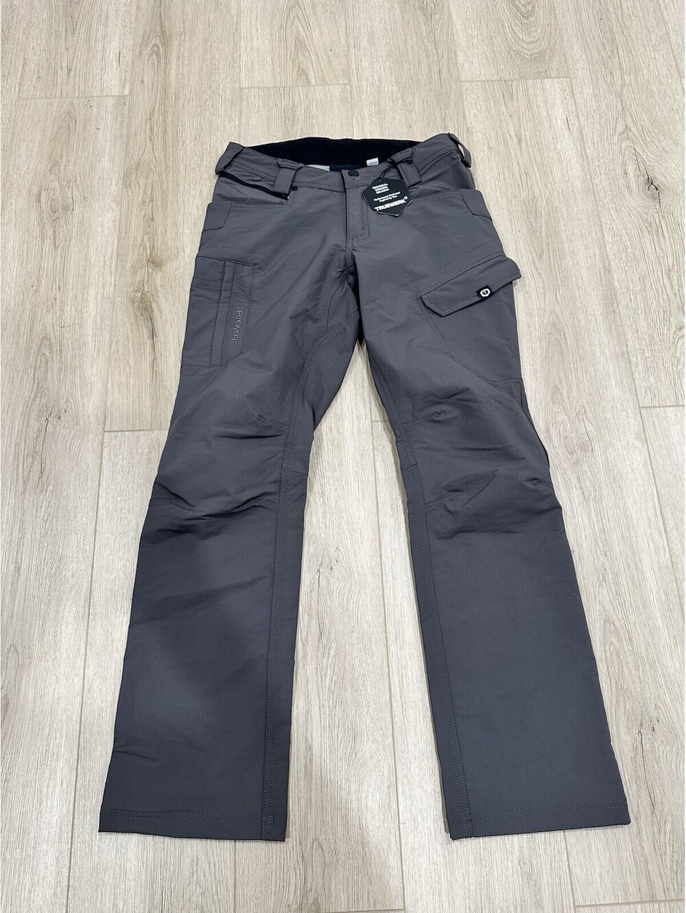 NWT Truewerk Women's T2 Werkpant Pants Size 4 Gray Straight Cargo Workwear